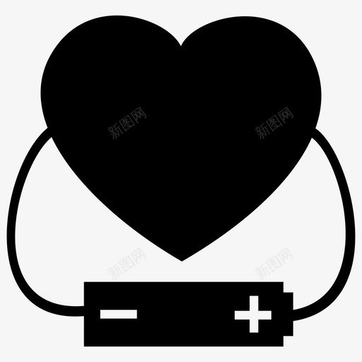 除颤器支架电源图标svg_新图网 https://ixintu.com aed 带电 心脏 支架 电 电源 电脉冲 起搏器 除颤器