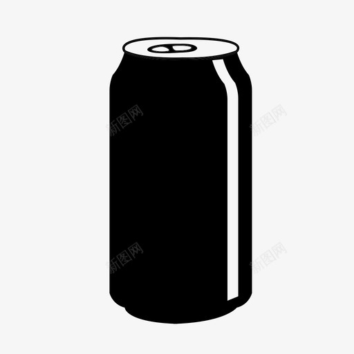 可乐饮料罐装图标svg_新图网 https://ixintu.com 可乐 可口可乐 汽水 罐装 自慰 饮料