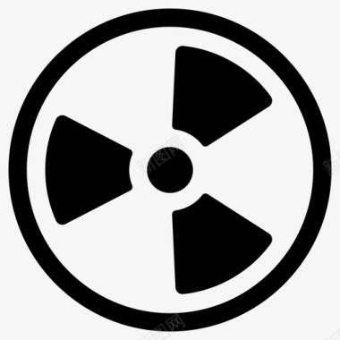 放射性标志污染图标图标