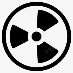 电离标志放射性标志污染图标高清图片