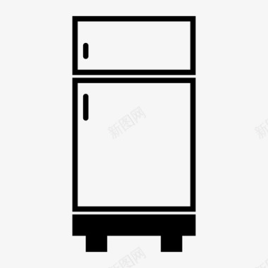 冰箱储存保存图标图标