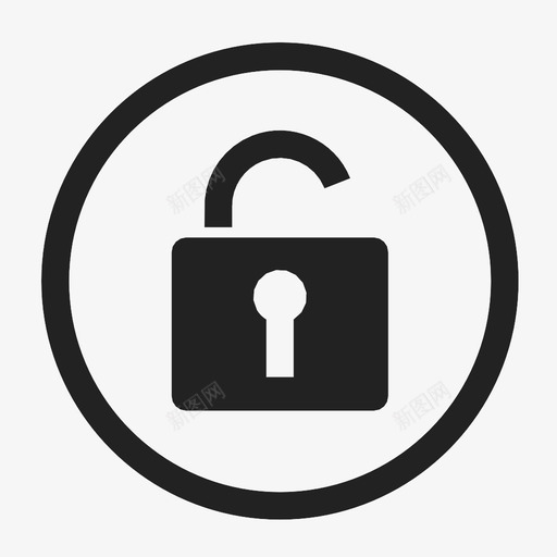 解锁秘密泄露图标svg_新图网 https://ixintu.com 保护 关闭 安全 打开 泄露 私人 秘密 解锁 钥匙 锁
