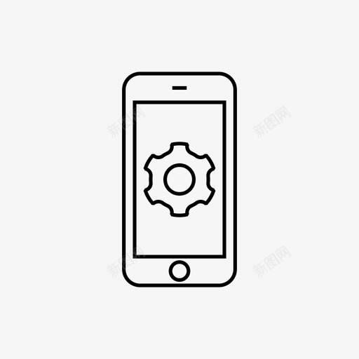 智能手机设置参数多个图标svg_新图网 https://ixintu.com 参数 另一个 多个 忽略 智能手机1px厚 智能手机设置 标记 移动 联合 齿轮