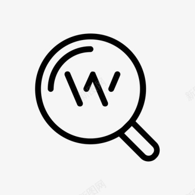 关键词研究搜索引擎优化不图标图标