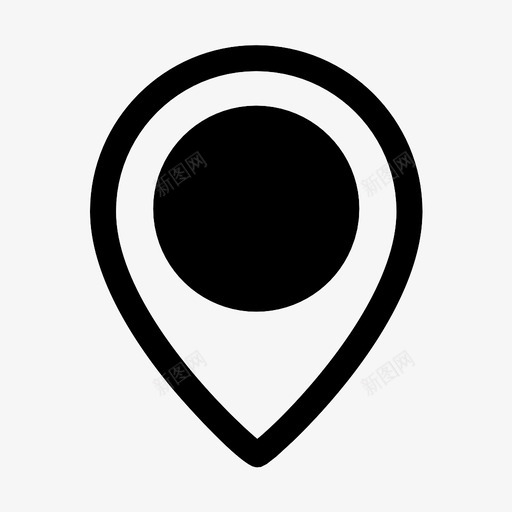 地图针材料标记图标svg_新图网 https://ixintu.com gps 位置 地图标记 地图针 展示件 指示器 文章 材料 标记 目的地