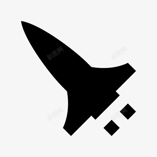 火箭科技材料标图标svg_新图网 https://ixintu.com 火箭 科技材料设计图标