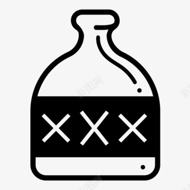 毒瓶补充致命图标图标