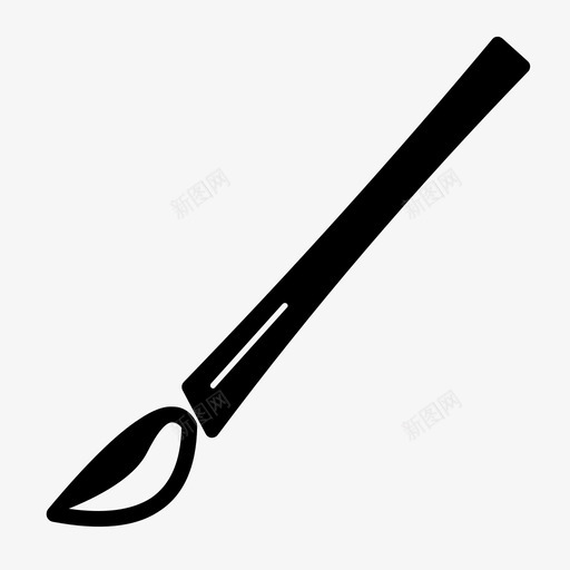 画笔笔不图标svg_新图网 https://ixintu.com 不 出售 创意 大胆 手握 画笔 笔 绘画 设计 金色