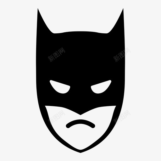蝙蝠侠悲伤漫画表情符号图标svg_新图网 https://ixintu.com 漫画 萨德 蝙蝠侠 蝙蝠侠悲伤 蝙蝠侠表情 表情符号