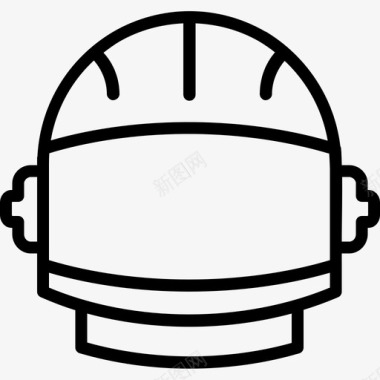 宇航员头盔宇宙太空服图标图标