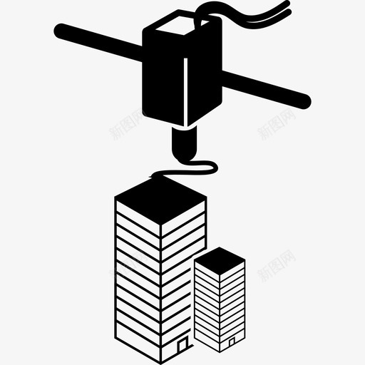 三维打印机打印工具和用具三维打印机组图标svg_新图网 https://ixintu.com 三维打印机打印 三维打印机组 工具和用具