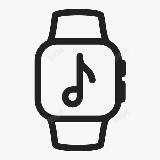 smartwatch音乐unionsound图标svg_新图网 https://ixintu.com apple ignore multiple play plus smartwatch音乐 sound union 其他