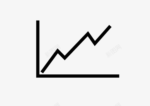 折线图绘制的数据销售图标svg_新图网 https://ixintu.com 信息显示 增长图 折线图 数字 经济 结果 绘制的数据 销售