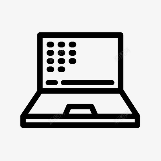 笔记本电脑标牌便携式图标svg_新图网 https://ixintu.com 便携式 十二生肖 开放式 文档 显示器 标牌 点击 电子 笔记本电脑 计算机