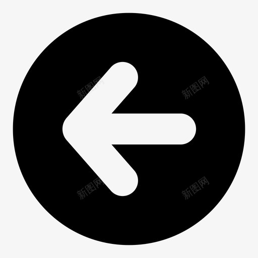 左路标图标svg_新图网 https://ixintu.com 左路标