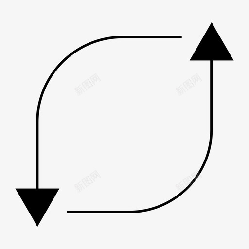 同步刷新更新回合图标svg_新图网 https://ixintu.com 刷新更新回合 同步