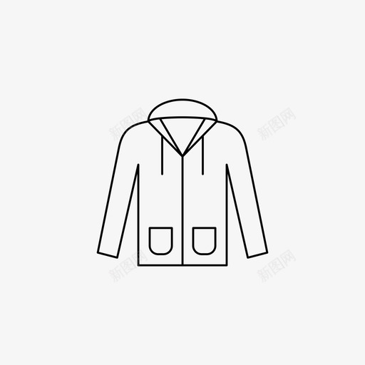 拉链连帽衫穿保暖图标svg_新图网 https://ixintu.com 保暖 拉链连帽衫 服装店 毛衣 穿 脏衣服 衣服 运动衫 防护