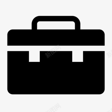 公文包手提箱流媒体图标图标