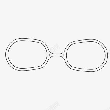 眼镜视野视力图标图标