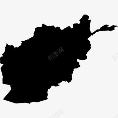 阿富汗加上地点图标图标