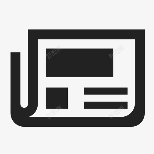 报纸记者不图标svg_新图网 https://ixintu.com 不 保留 信息 出售 报纸 粗体 记者 黄金