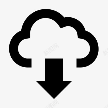 云共享保存图标图标