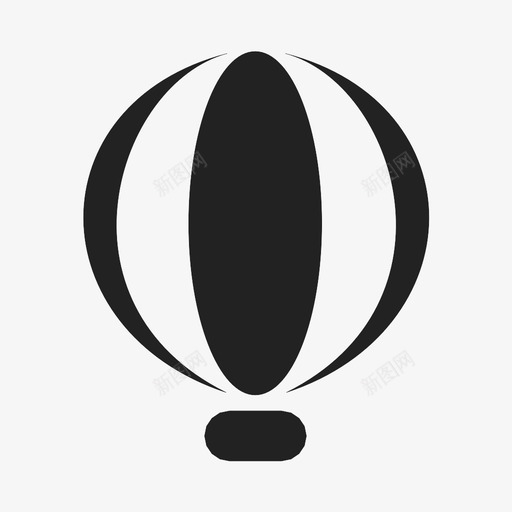 热气球弹出充气图标svg_新图网 https://ixintu.com 充气 天空 弹出 气囊 热气球 飞船 驾驶