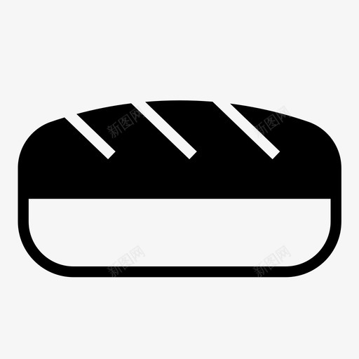 寿司食品日式图标svg_新图网 https://ixintu.com 包装 卷 寿司 日式 点心 面包 食品 黑芝士