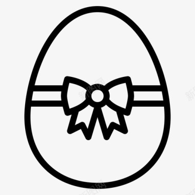 复活节彩蛋派帕斯卡尔图标图标