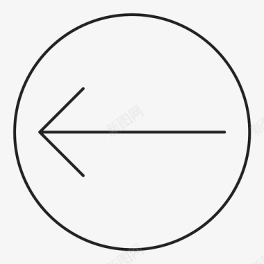 gns箭头001圆圈2左图标图标
