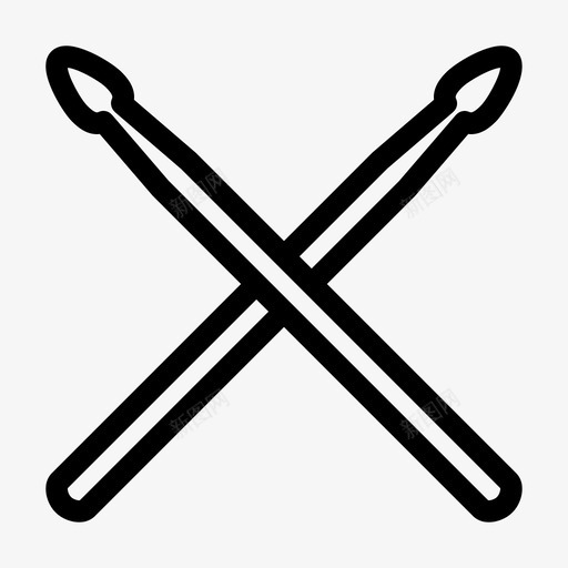 鼓棍打击乐nope图标svg_新图网 https://ixintu.com hold nope 乐器 出售 大胆 打击乐 音乐 音乐薄 黄金 鼓 鼓棍