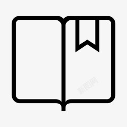 时尚电子杂志书籍派杰作图标高清图片