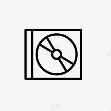 cd老式音乐图标图标