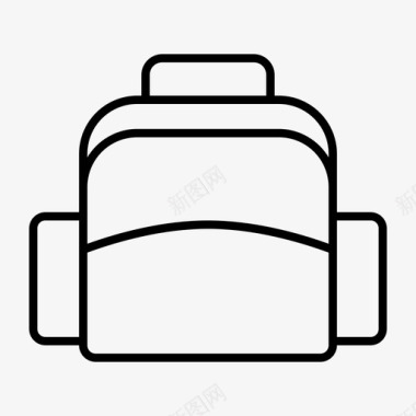 背包携带教育图标图标