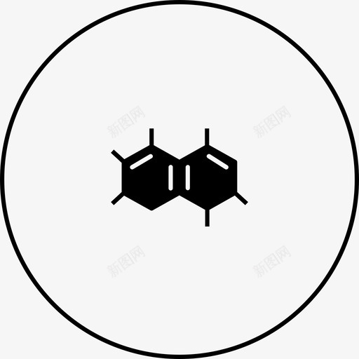 高分子结构严肃图标svg_新图网 https://ixintu.com 严肃 信息 六边形 分子 十二生肖 图形 文献 科学 科学研究圆形固体 结构 高分子