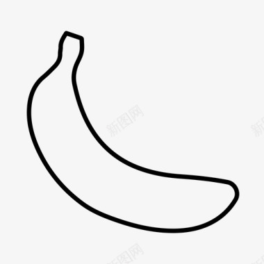 香蕉减肥食品食品图标图标