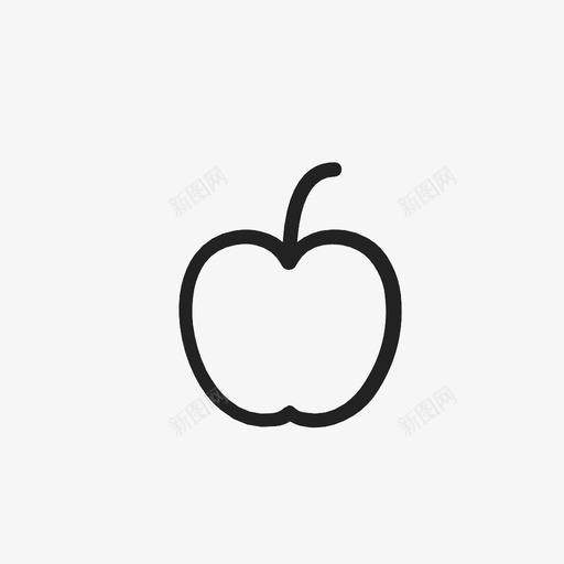 苹果树红色图标svg_新图网 https://ixintu.com 低出租车 健康 健身 史密斯奶奶 树 水果 红色 绿色 苹果 食物