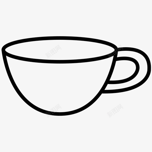 杯子茶牛奶图标svg_新图网 https://ixintu.com 咖啡 咖啡因 杯子 果汁 温水 牛奶 茶 饮料