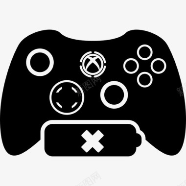游戏控制无电池符号工具和用具视频游戏图标图标