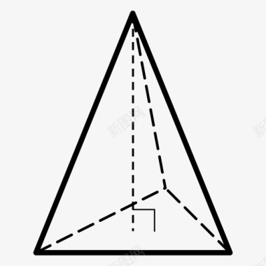 三角金字塔减法前进图标图标
