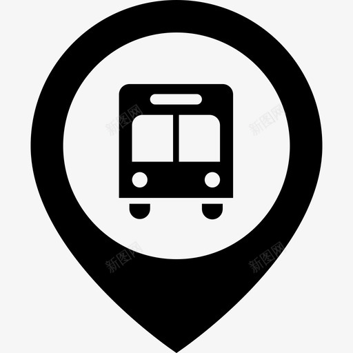 公共汽车站公共指针图标svg_新图网 https://ixintu.com pin 位置 公共 公共汽车站 地图 城市 引脚实心 指针 旅行 绿色 通勤