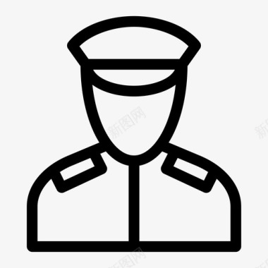 警官交通特别工作组图标图标