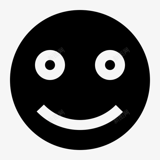 微笑笑脸不图标svg_新图网 https://ixintu.com 不 保持 出售 商务服务第一卷坚实 大胆 幸福 微笑 快乐 笑脸 表情符号 黄金