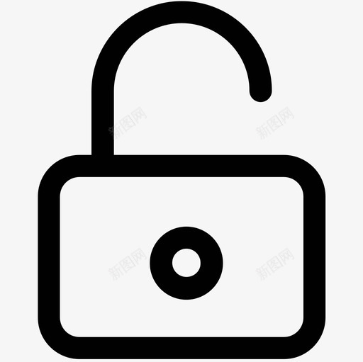 解锁安全打开图标svg_新图网 https://ixintu.com 关闭 安全 打开 自由 解锁 进入 钥匙