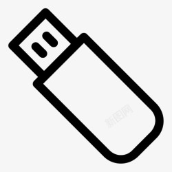 笔驱动线图标存储驱动器闪存驱动器图标高清图片