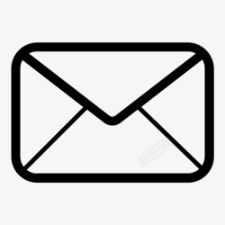 传入的邮件信封收件箱图标高清图片