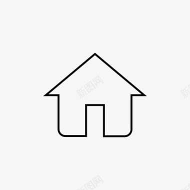 住宅信号房地产图标图标