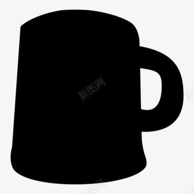 咖啡杯烘干杯倒置杯图标图标