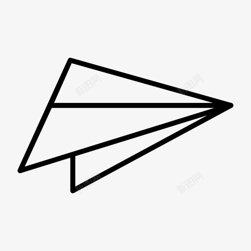 纸飞机玩具折纸图标svg_新图网 https://ixintu.com oragami 折叠 折纸 教育瘦 无聊 玩具 班小丑 纸飞机 飞机 飞行