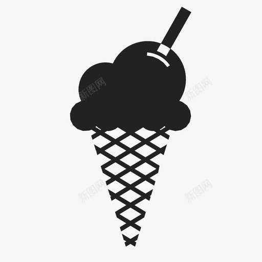 冰淇淋筒夏日信号图标svg_新图网 https://ixintu.com 信号 冰淇淋筒 冷 加 夏日 工会 支票 更多 甜点 食物